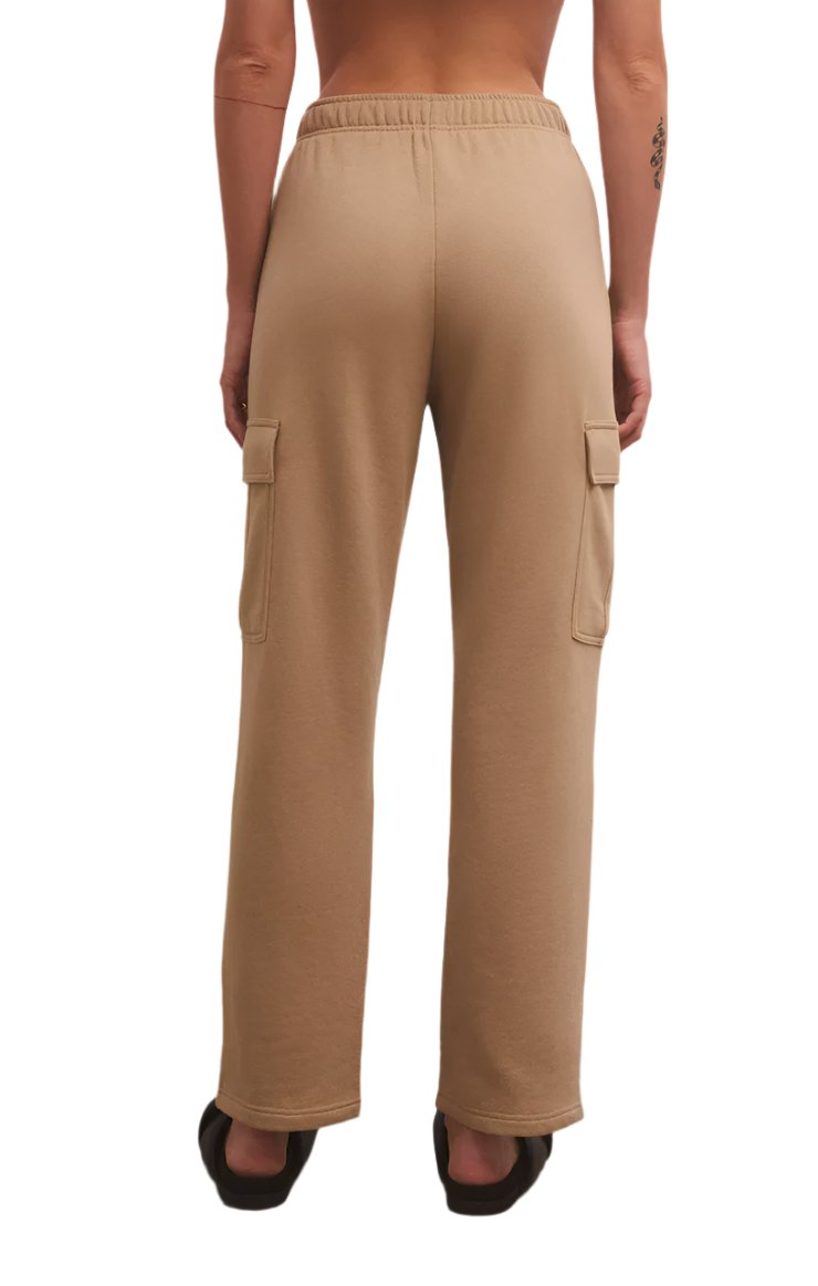 Z Supply McKenna Cargo Pant - Driftwood - Back View