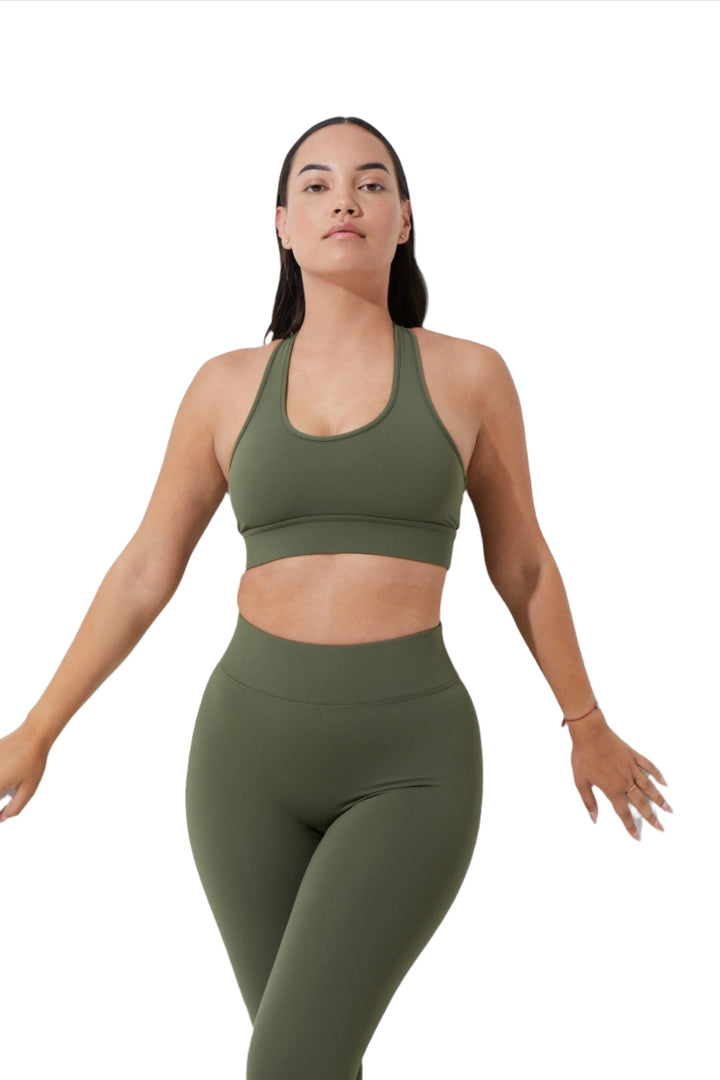 FINAL SALE! Noli MVP Legging - Olive - Front View