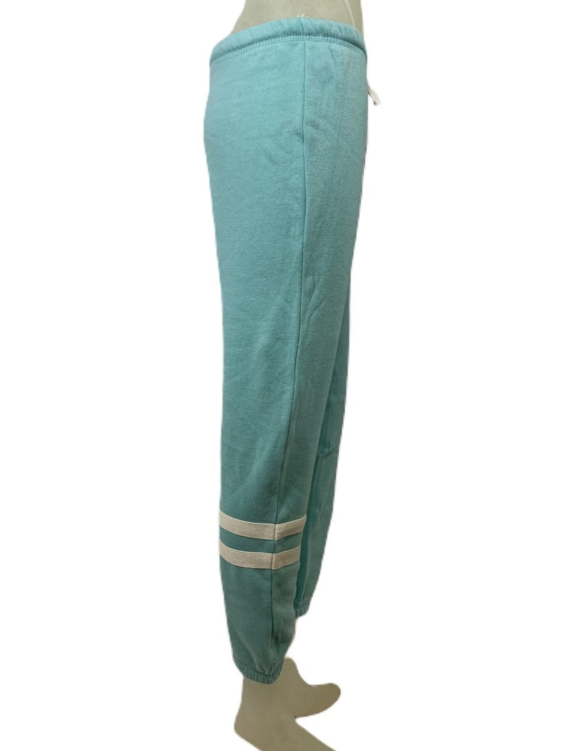 Oceandrive/Vintage Havana Varsity Stripe Sweatpants OD4317 - Mint Green - side view