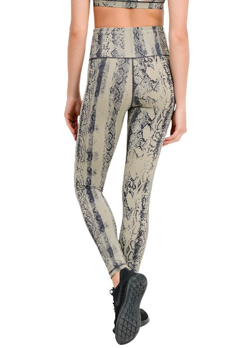 Mono B Python Print Legging APH2555B - Python - rear view