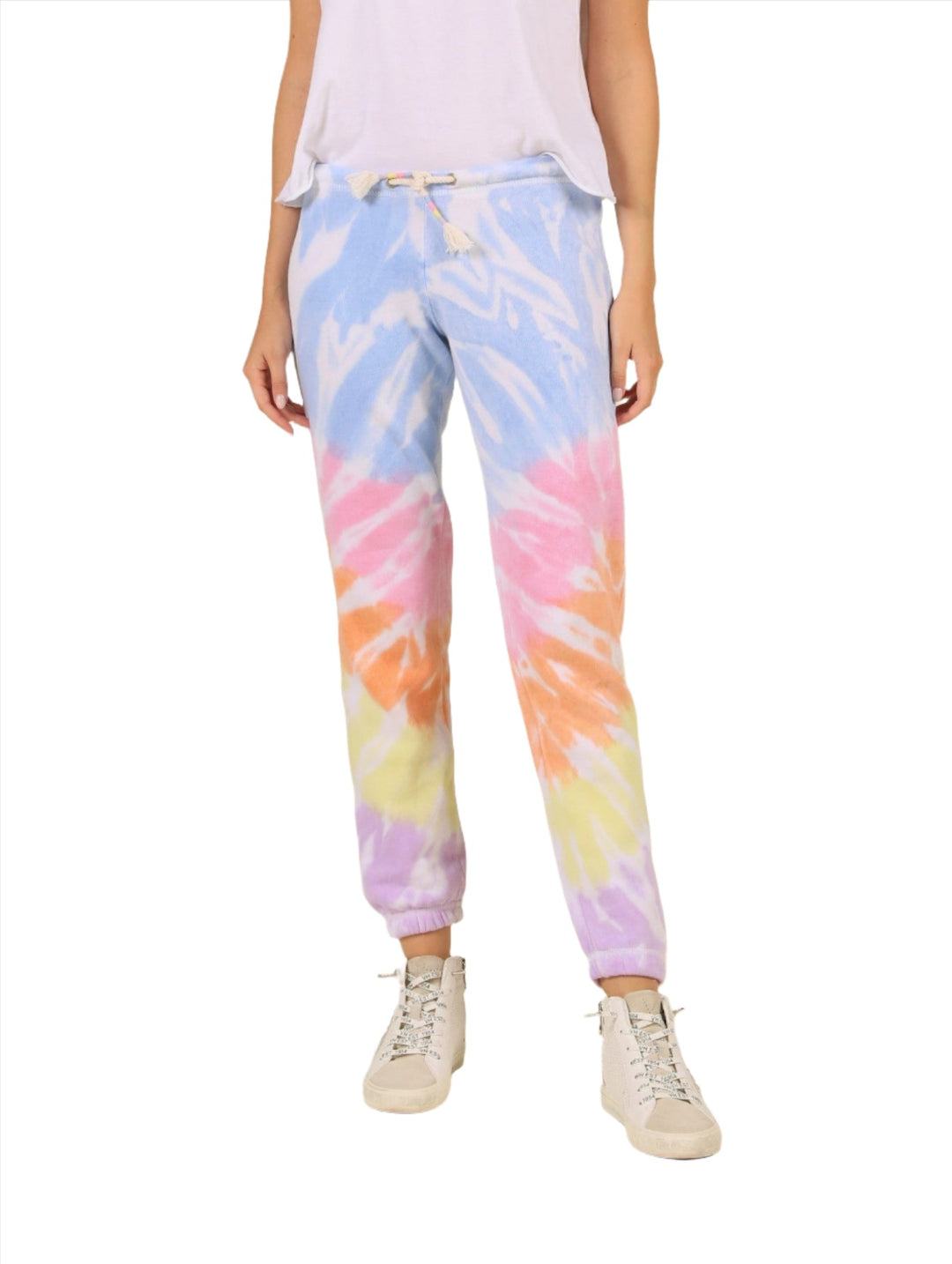 Vintage Havana/Ocean Drive Fantasy Tie Dye Jogger OD8060 - Fantasy Tie Dye - front view
