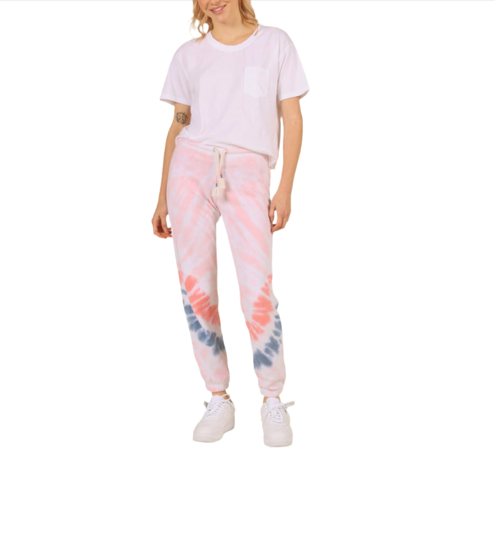 Vintage Havana/Ocean Drive Tie Dye Jogger OD8060 Flamingo - front alt view