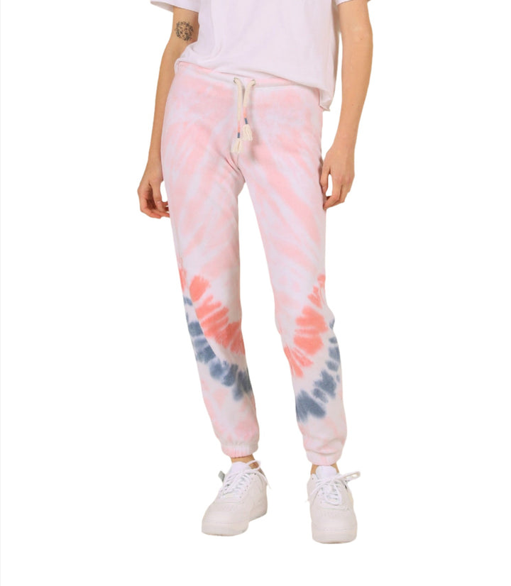 Vintage Havana/Ocean Drive Tie Dye Jogger OD8060 Flamingo - front view