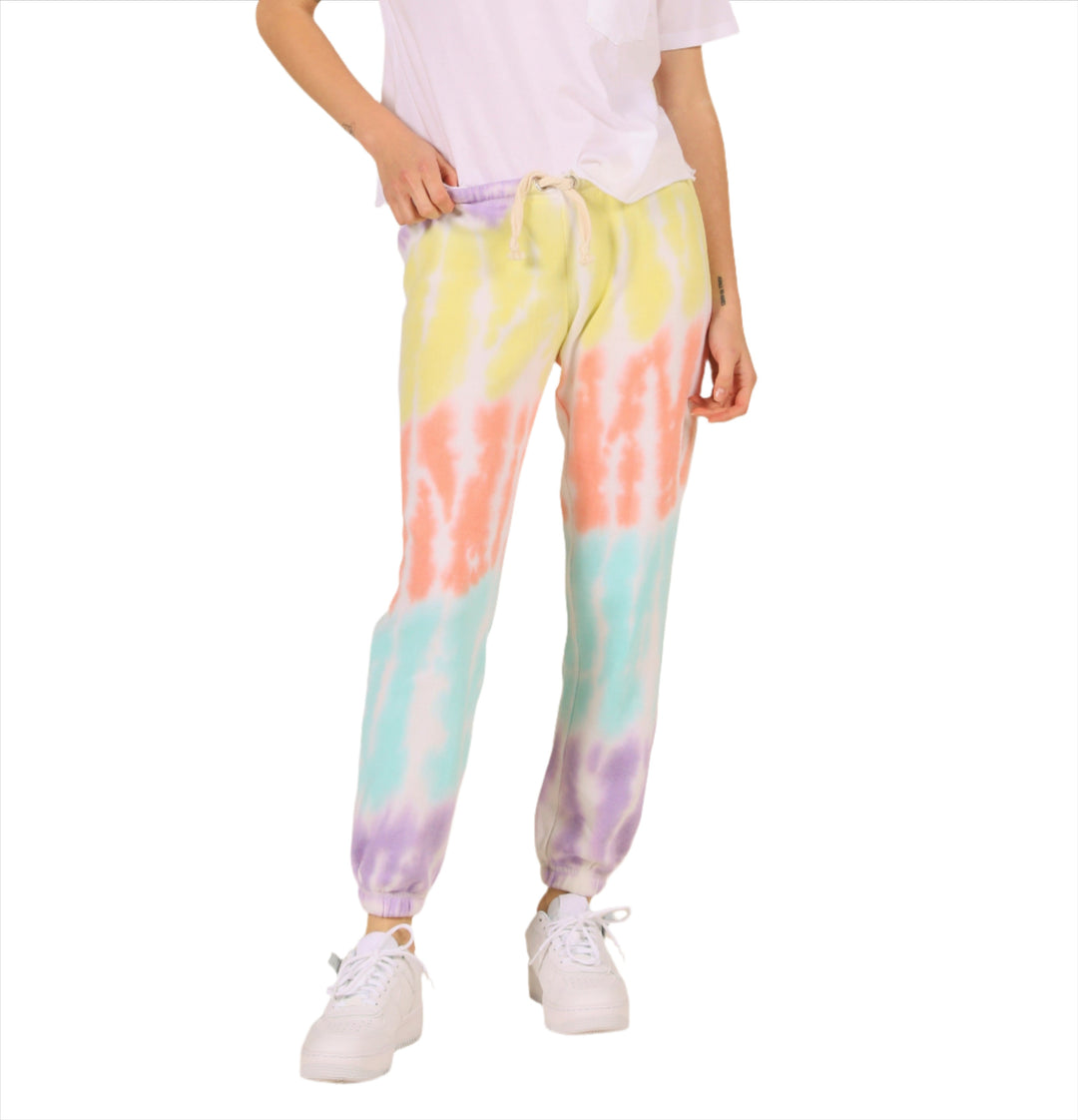 Vintage Havana Sorbet Diagonal Tie Dye Jogger OD9255 - front view