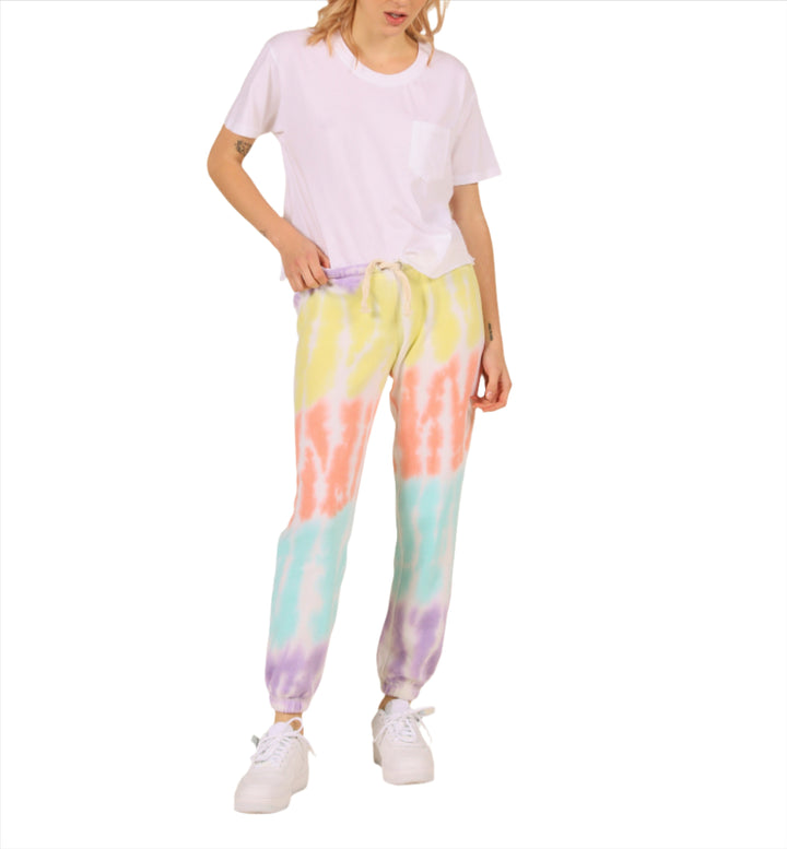 Vintage Havana Sorbet Diagonal Tie Dye Jogger OD9255 - front alt view