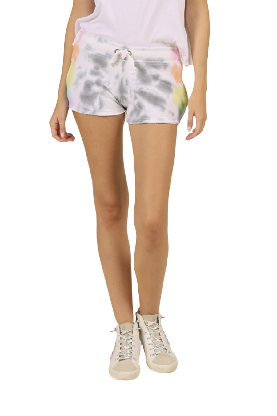 Ocean Drive/Vintage Havana Firework Tie Dye Burnout Shorts OD9315 - front view