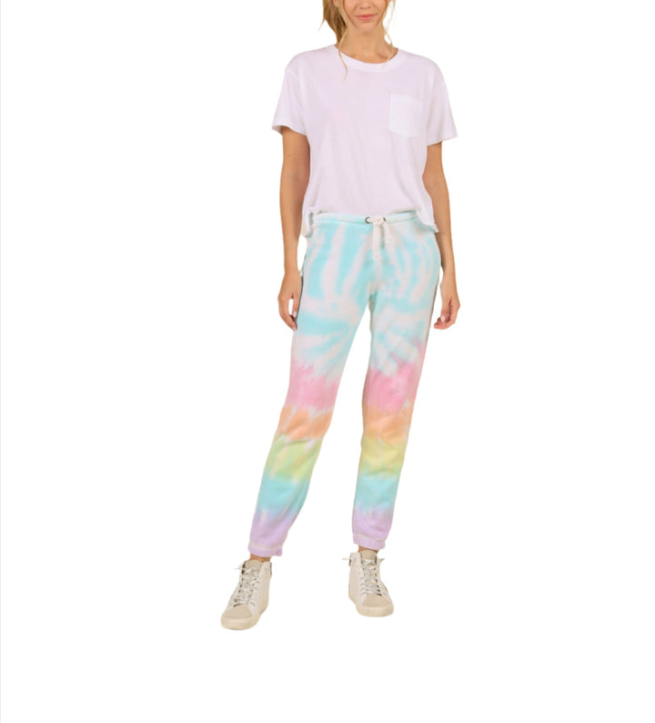 Vintage Havana/Ocean Drive Tie Dye Jogger OD9316 - Lollipop - Front Full View