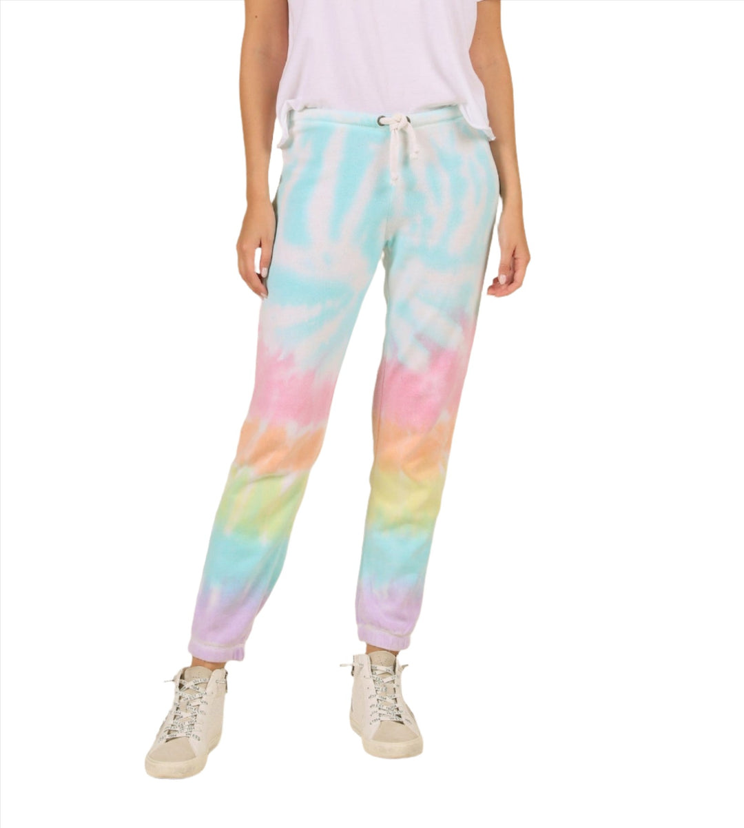 Vintage Havana/Ocean Drive Tie Dye Jogger OD9316 - Lollipop - Front View