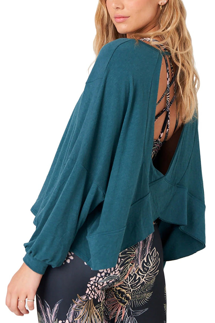 Onzie OM Top 3800 - Emerald - Rear View