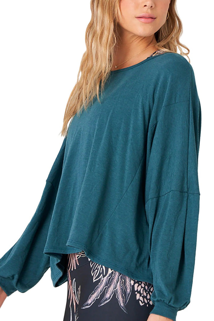 Onzie OM Top 3800 - Emerald - Side View