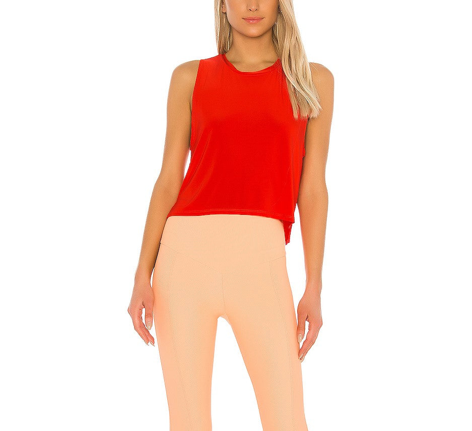 Onzie Flow Tempo Tank 3769 - Rose - front alt view