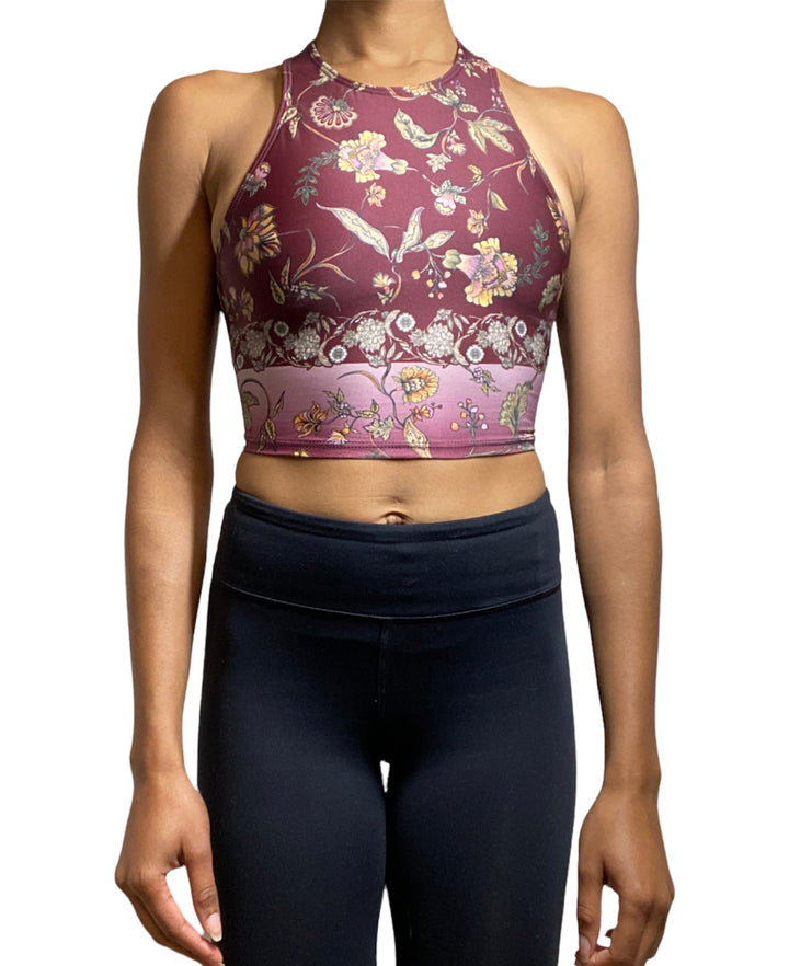Onzie Peek-a-boo Racer Yoga Crop Top 3024
