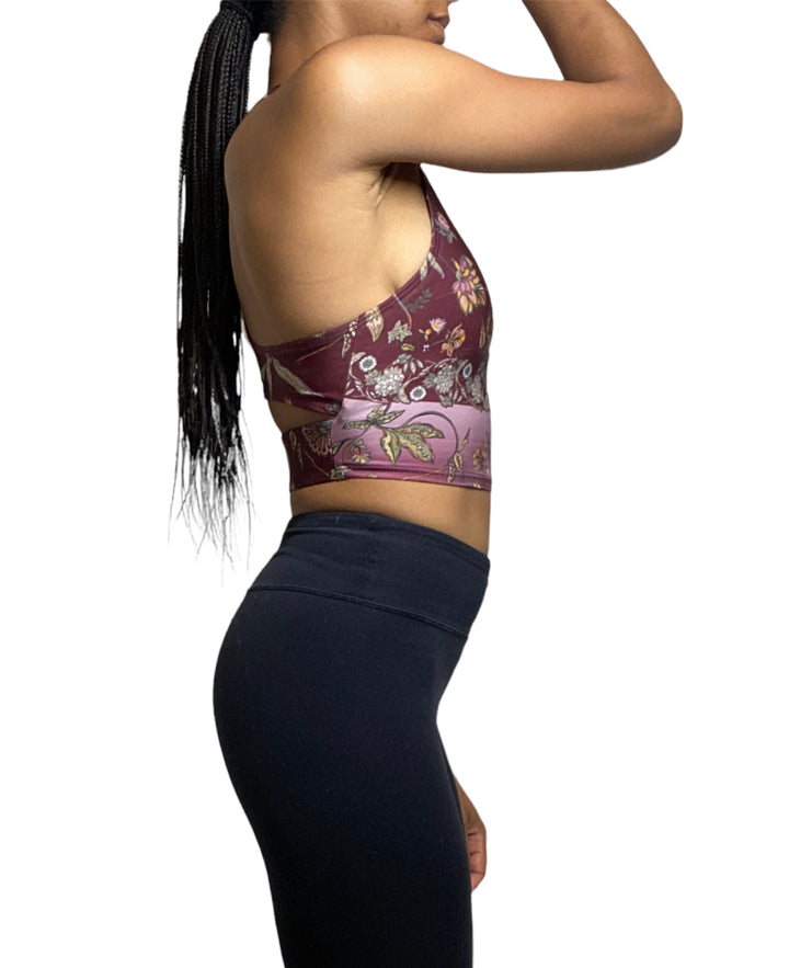 Onzie Peek-a-boo Racer Yoga Crop Top 3024