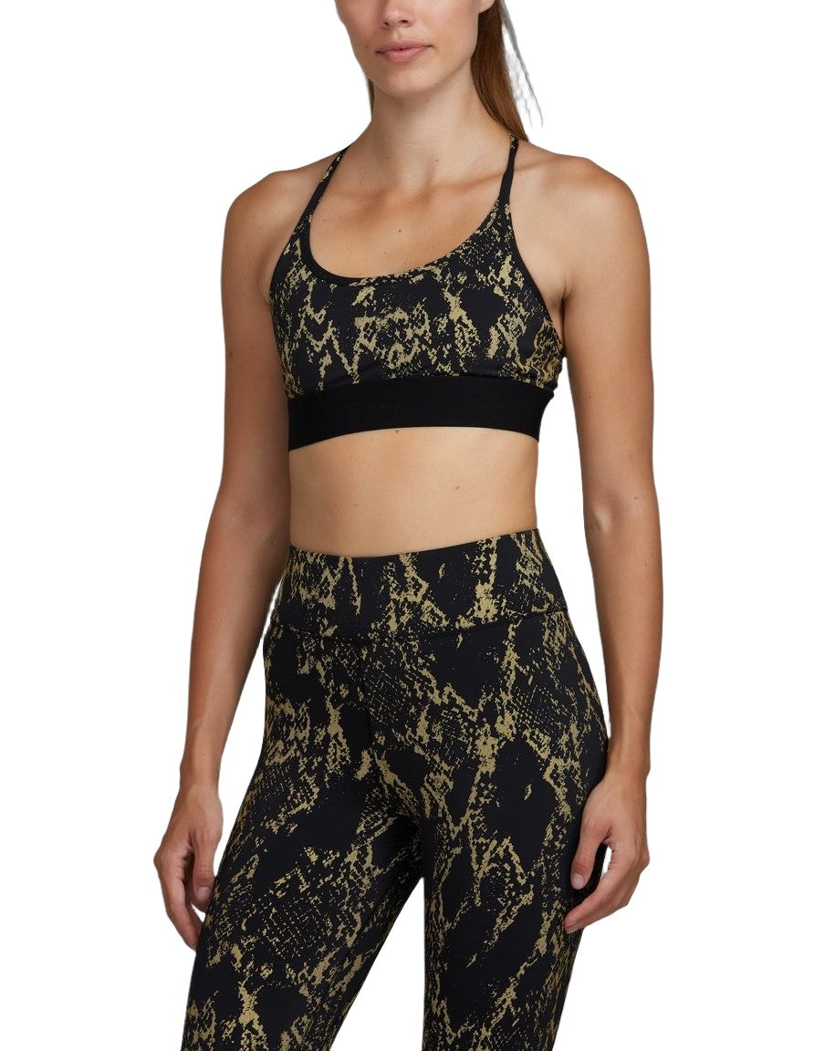 Noli Reflective Cobra Bra - Black - front alt view