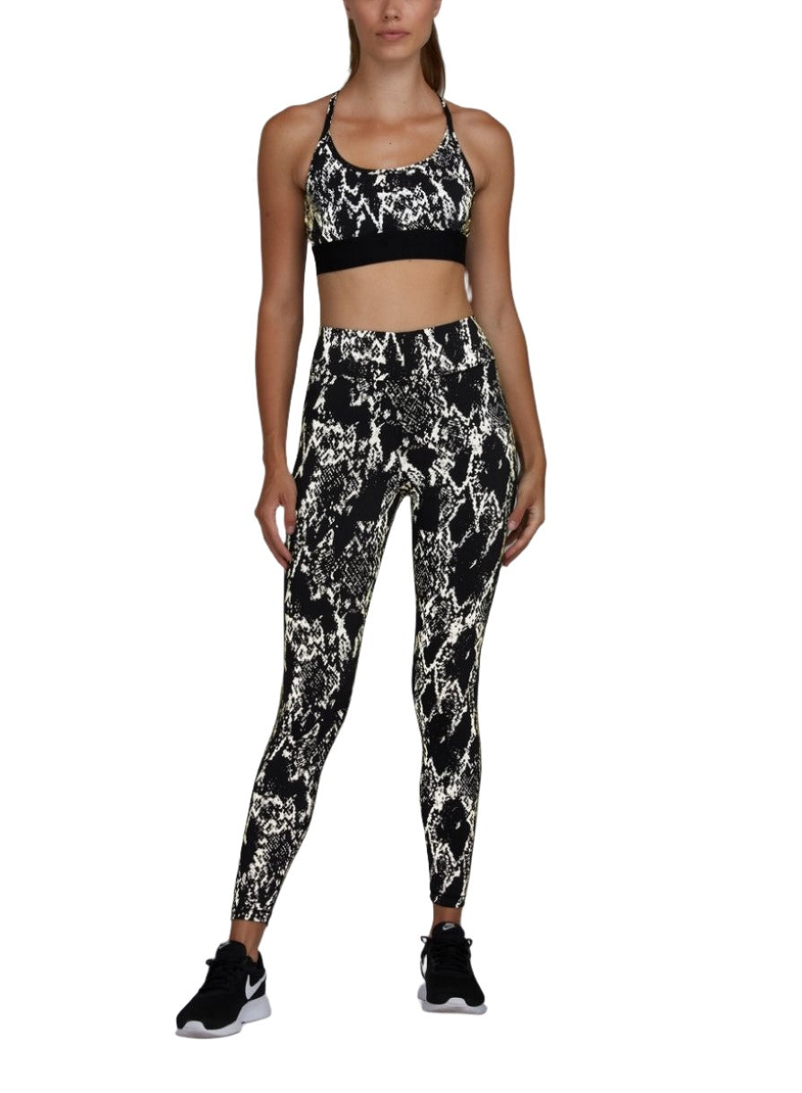 Noli Reflective Cobra Legging  - Black  - front  alt view