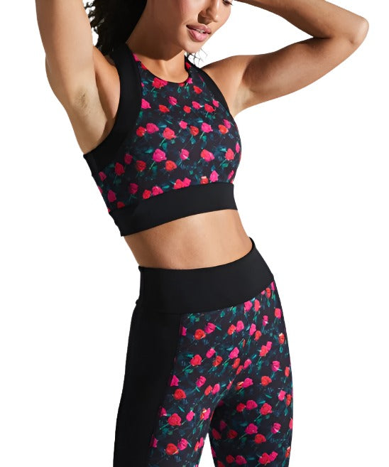 FINAL SALE! Noli Cross Back Rose Bra - Rose Noli - Front View