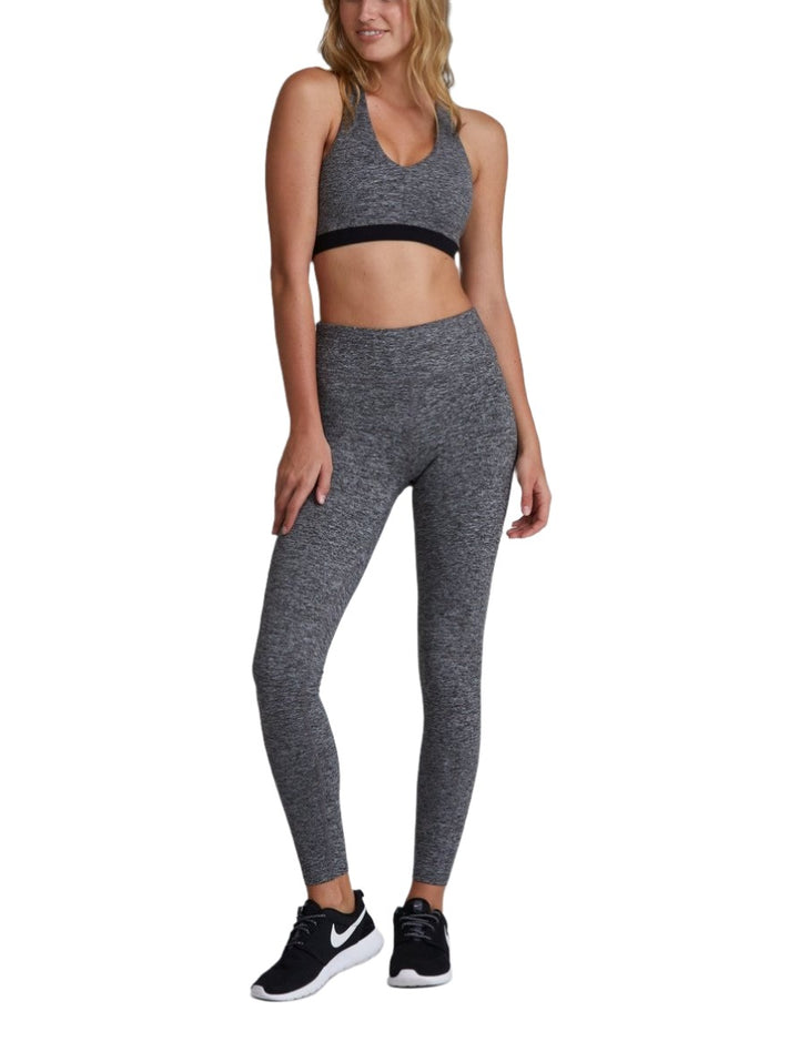 Noli Space Dye Leggings - Heather Grey -  front alt view