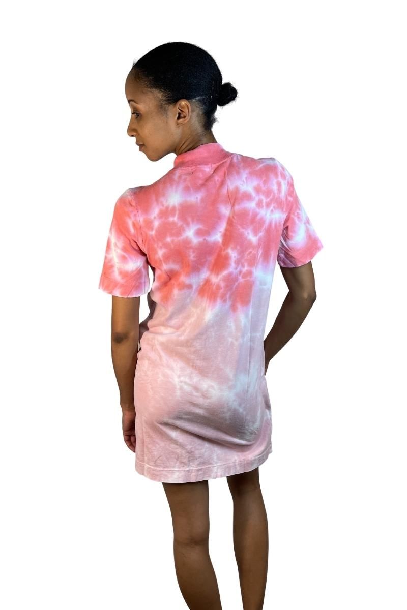 TLA Petite Mock Neck Tie Dyed T-Shirt Dress 2 colors