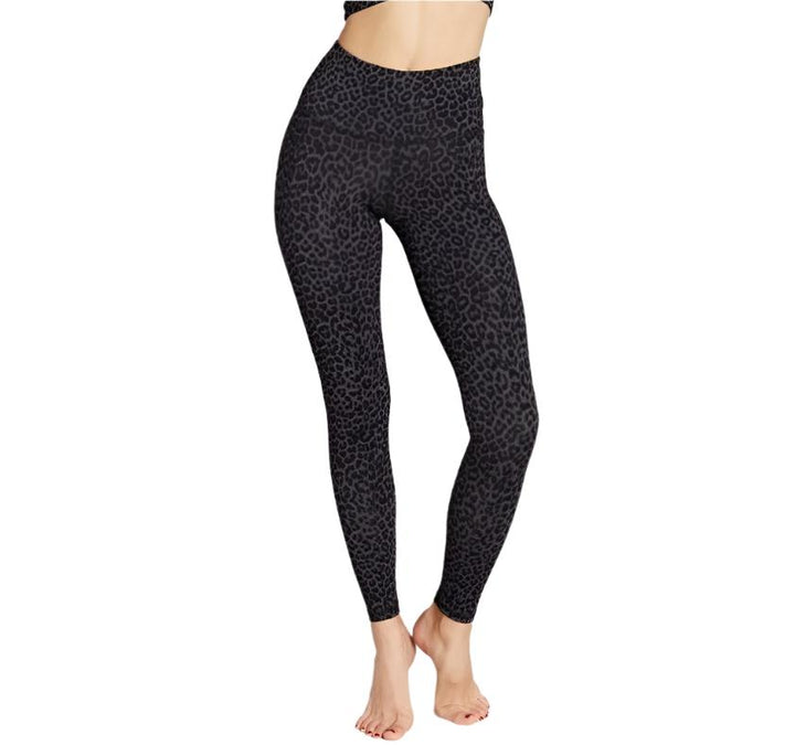 Strut-This Teagan Ankle Grey Leopard - front view