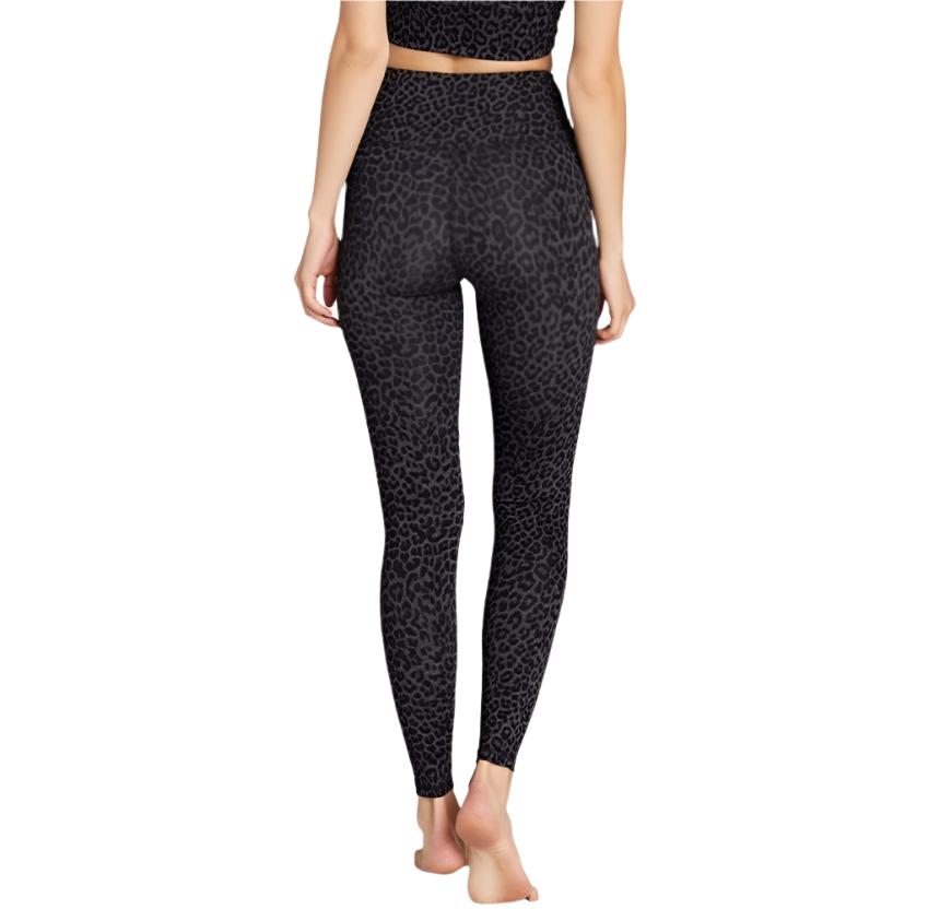 Strut-This Teagan Ankle Grey Leopard - rear view