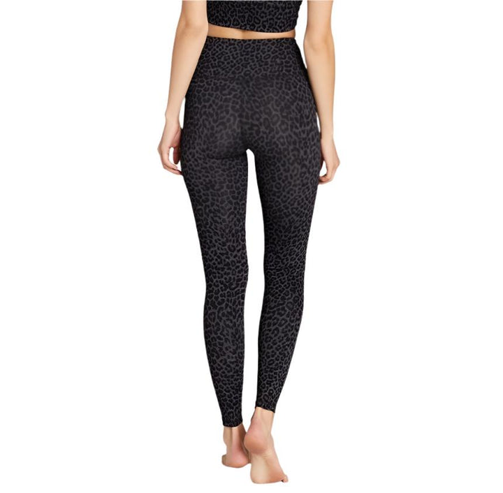 Strut-This Teagan Ankle Grey Leopard - rear view