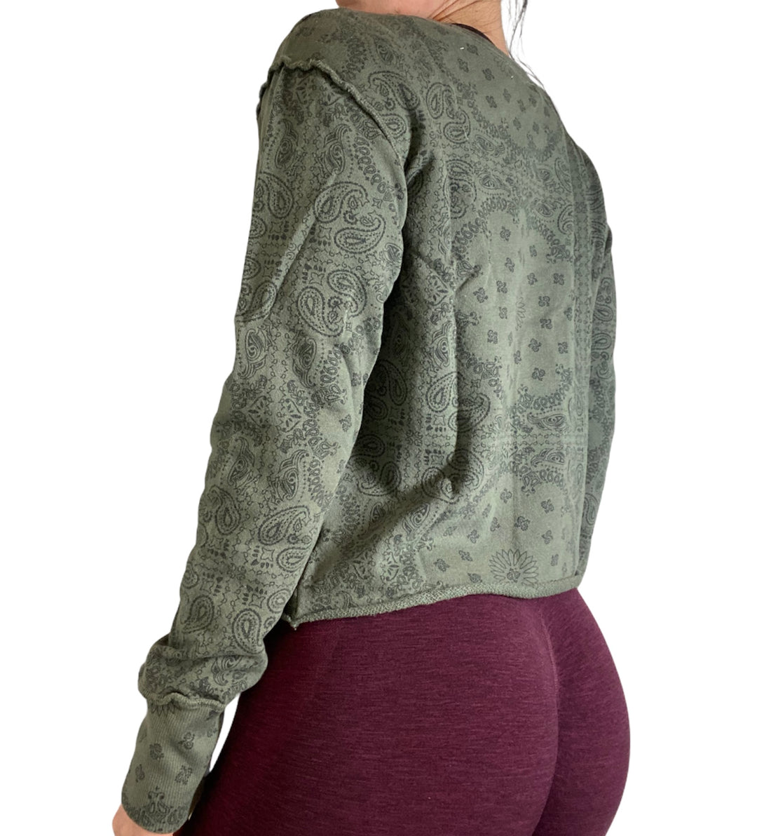 TLA Green Bandana Crewneck