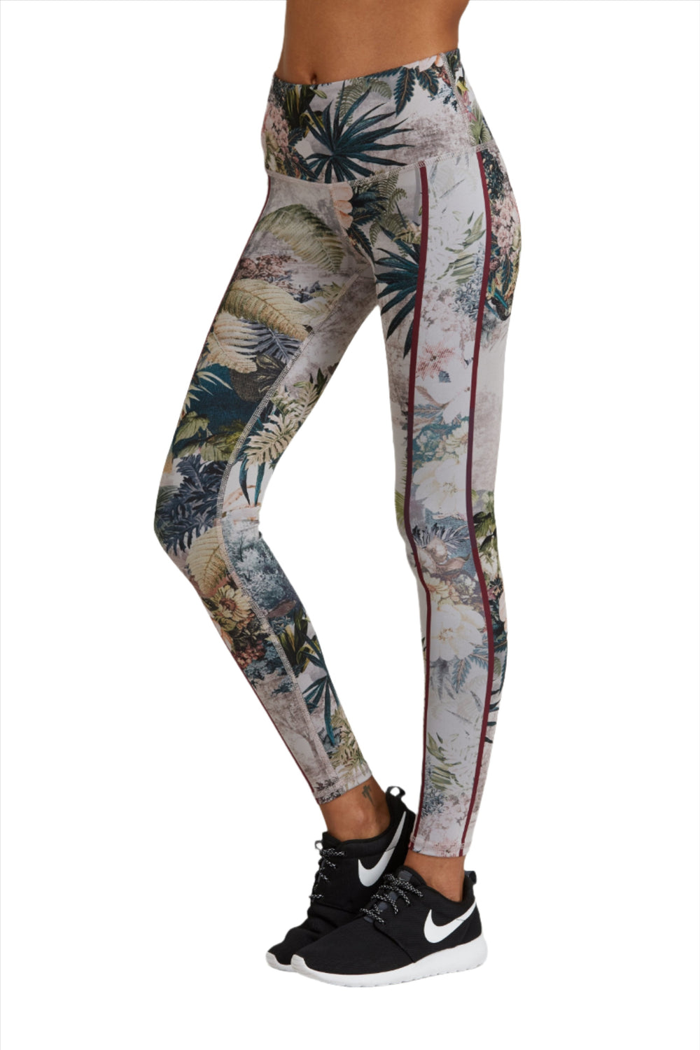 Noli Yoga Milano Legging Tropical Print - Milano Flower -  front alt view