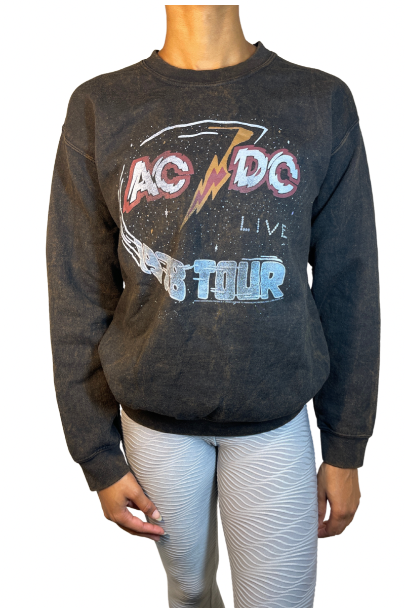 AC DC Sweat Shirt by Junk Food | Fitness Fashions