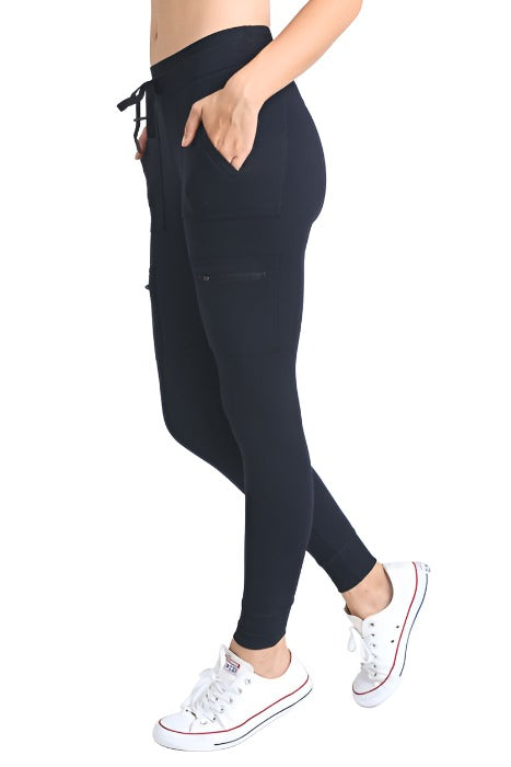 Mono B Cargo Pant AP1748 - black  -  side view