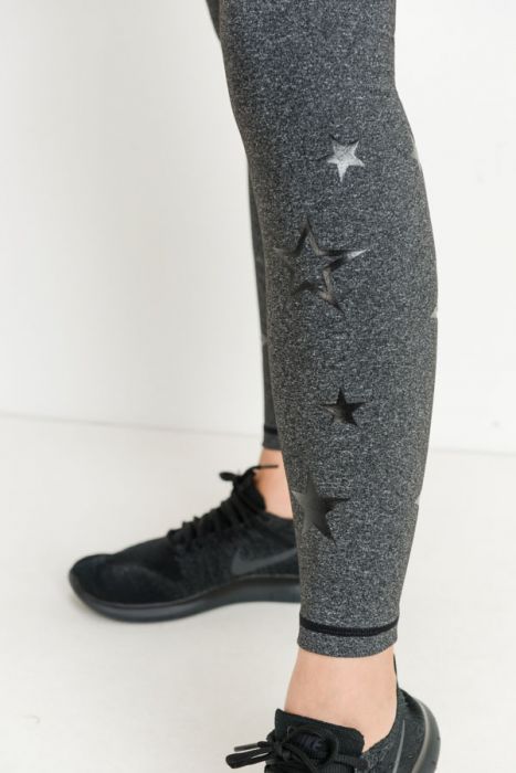 Mono B Starry Night Foil High-Waisted Leggings APH-A08135 and