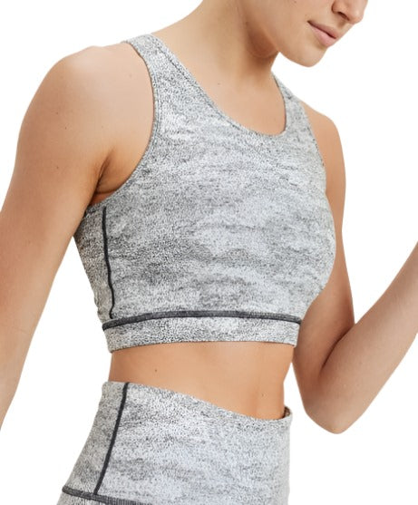 Mono B Sandstorm Racerback Sports Bra AT2855 - Melange  - front view