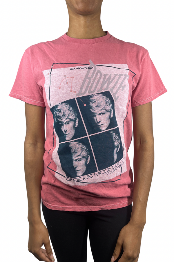Bowie Serious Moonlight Tee Shirt by Junk Food