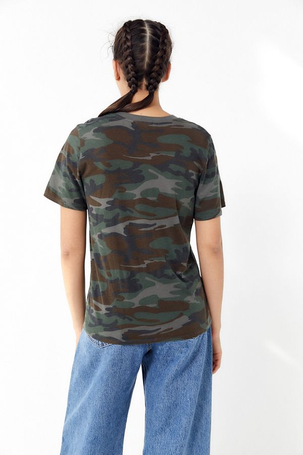 Truly Madly Deeply Camo Peace Tee - rear view