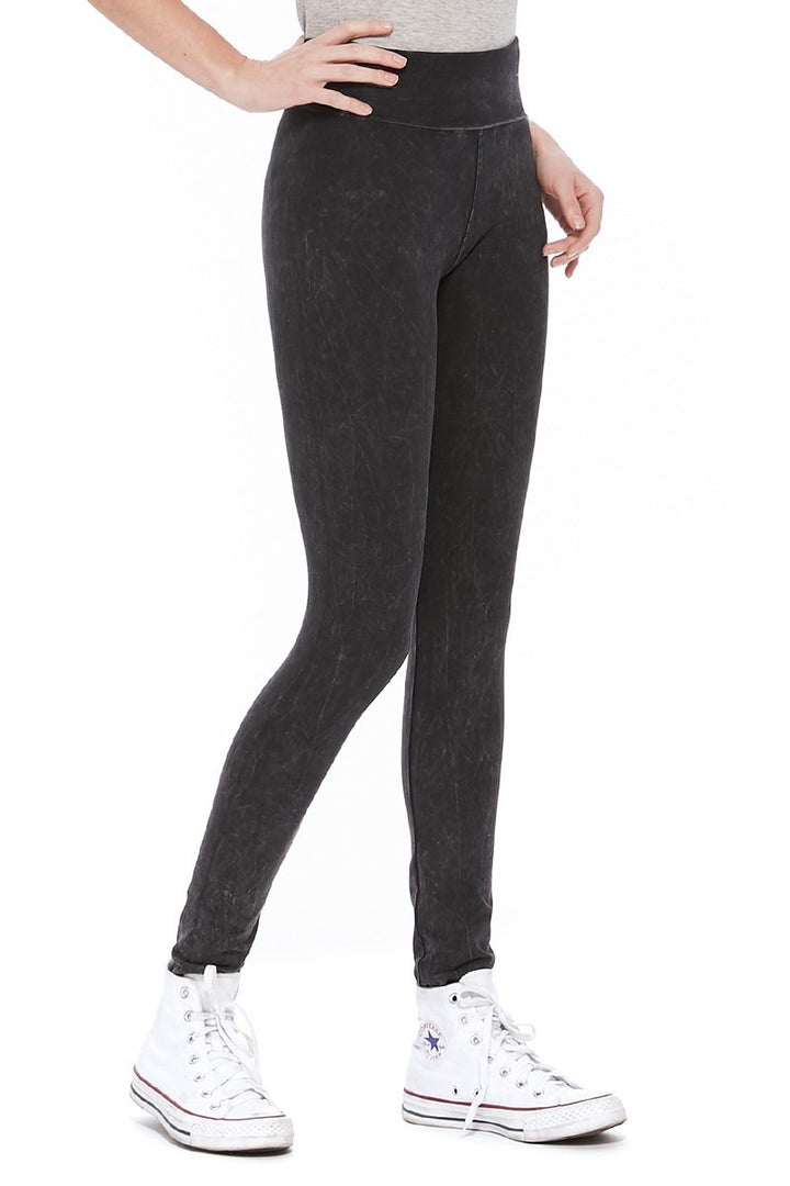 T-Party Fold Over MINERAL WASH LEGGING CJ72219