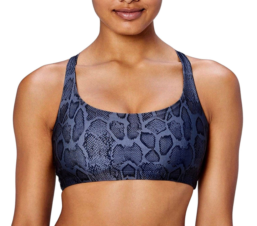 Core 10 Yoga Chic Bra 354 - Silver Python - Front view