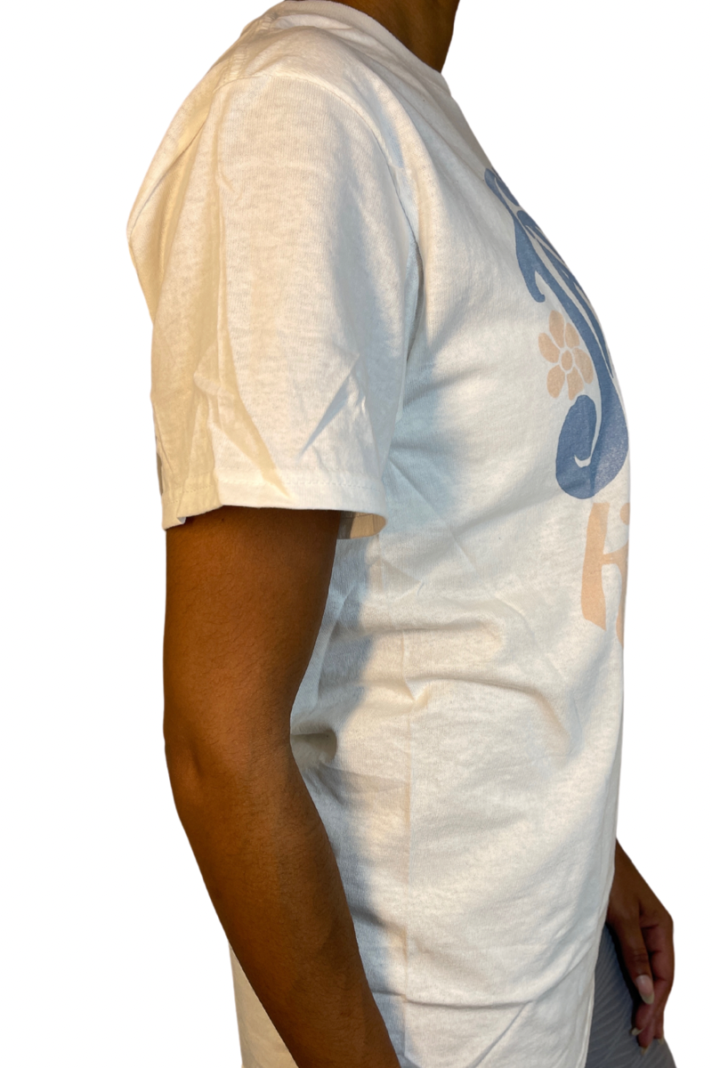 Janis Joplin Concert Tee Kosmic Blues by Junk Food- White