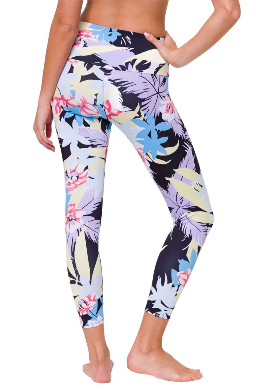 Onzie Flow Highrise Basic Midi 2029 - Kauai - rear alt view