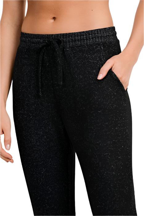 Mono B Cargo Hacci Sweatpants KP11289 - Black  -  close view