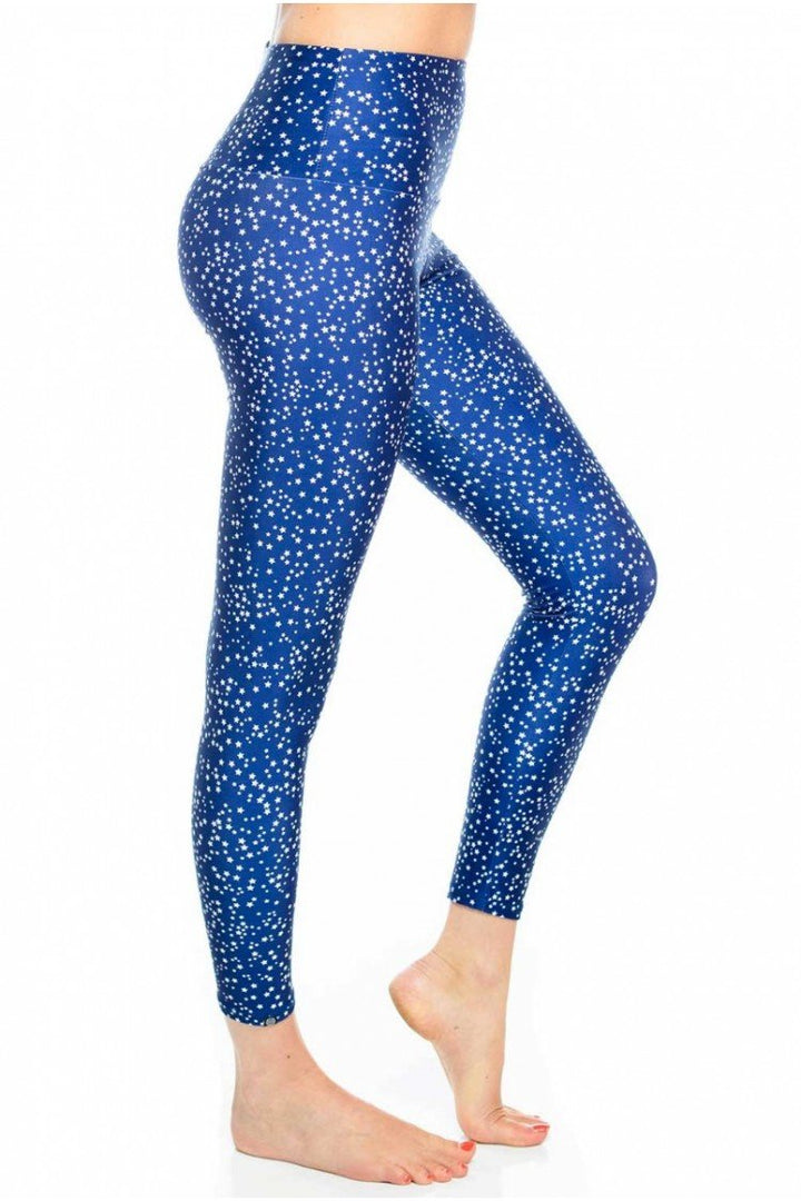 Onzie Flow Highrise Basic Midi 2029 - Navy Star - side view