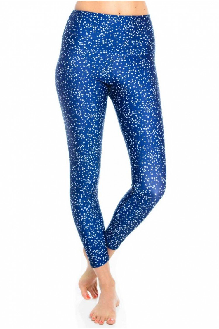 Onzie Flow Highrise Basic Midi 2029 - Navy Star - front view