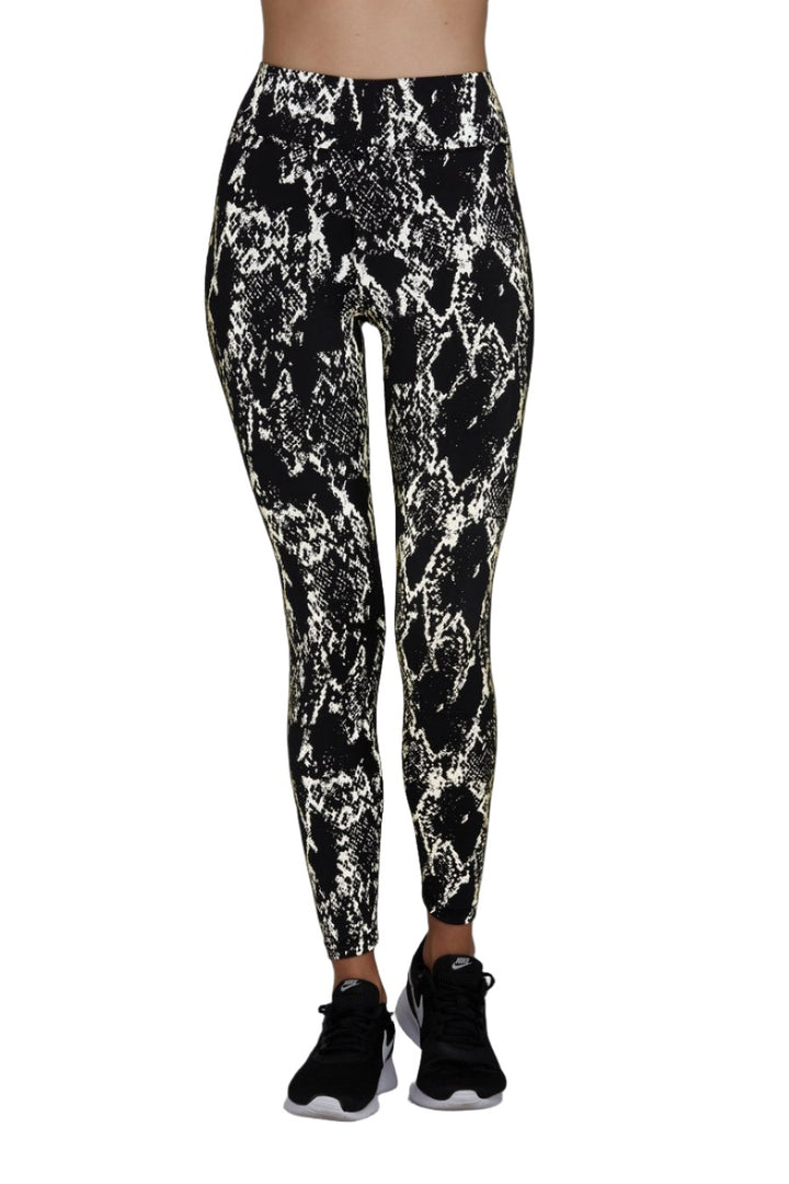 Noli Reflective Cobra Legging  - Black  - front view