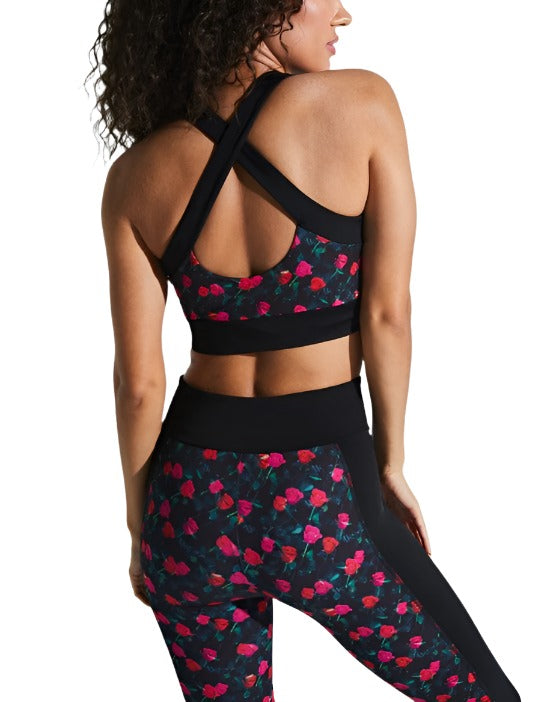 FINAL SALE! Noli Cross Back Rose Bra - Rose Noli - Back View