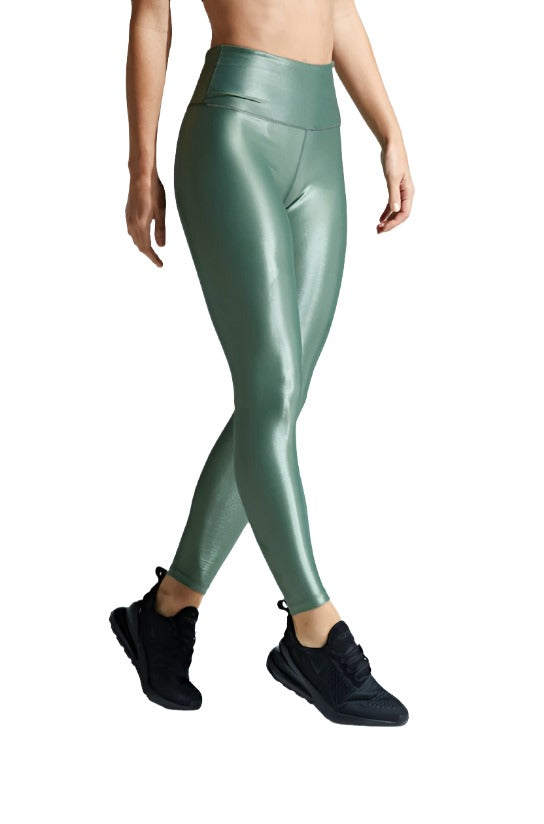 Noli Liquid Legging - Sage - Side View